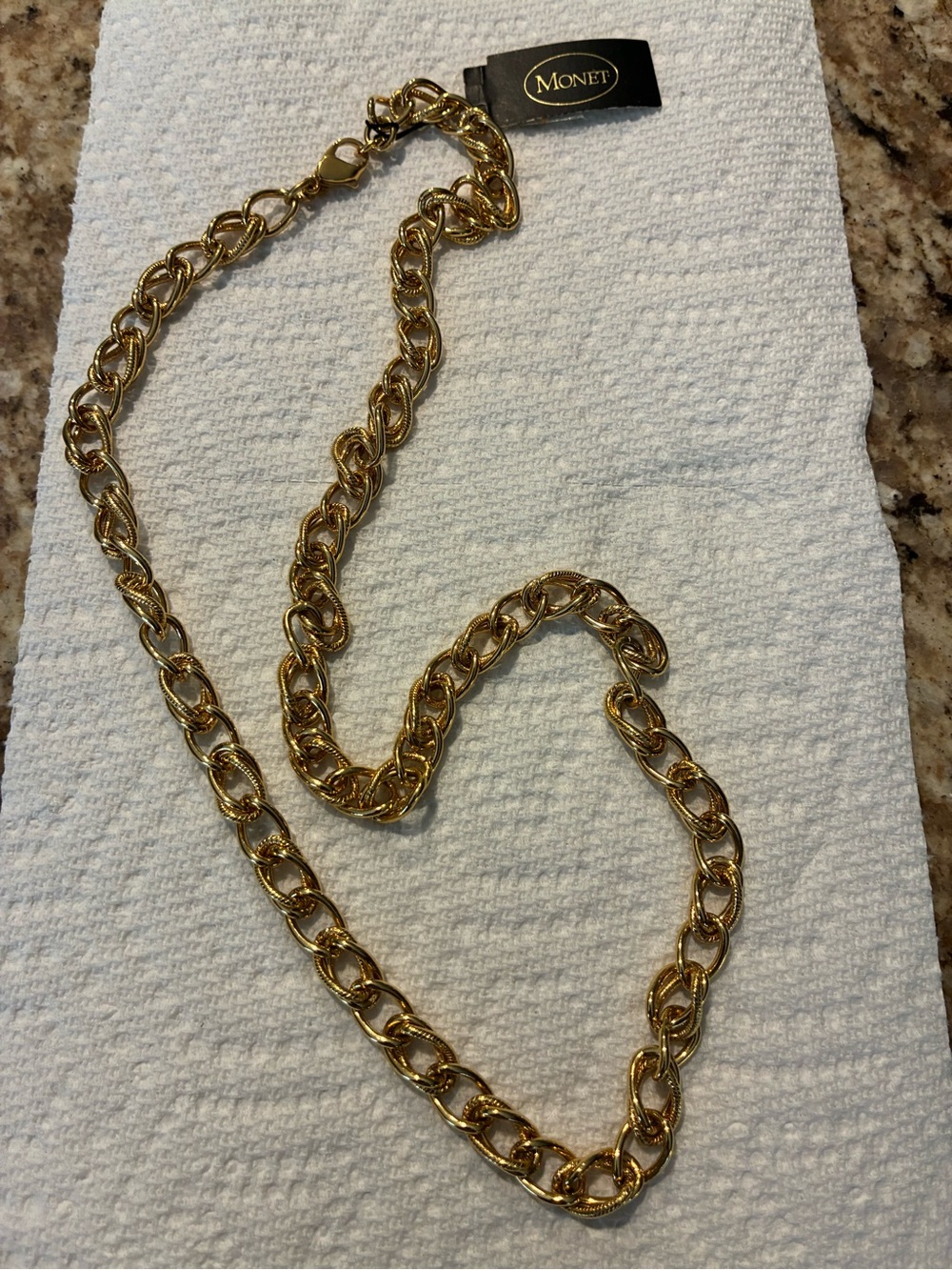 Monet 24” Gold Link Chain Necklace - Gold